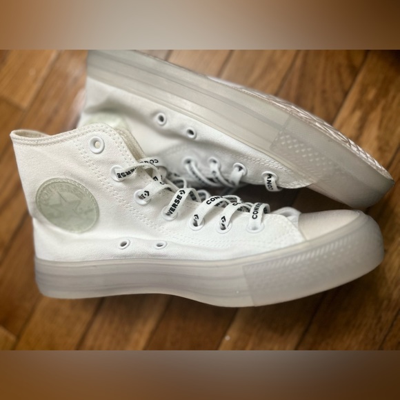 Converse CTAS HI ( white/clear/white) - Picture 7 of 7